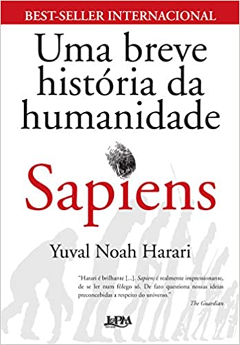 Capa do livro Sapiens Uma breve História da Humanidade